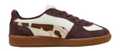 PUMA Women Palermo Cow Warm White-Chocolate Brown-Gum