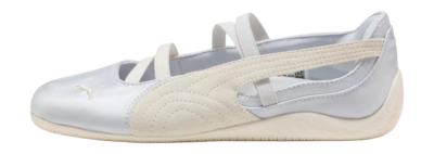 PUMA Women Speedcat Ballet Satin Silver Mist / Warm White