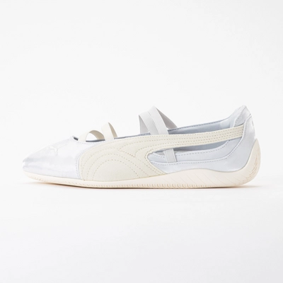 PUMA Women Speedcat Ballet Satin Silver Mist / Warm White