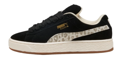 PUMA Youth Suede XL Leopard PUMA Black-Warm White