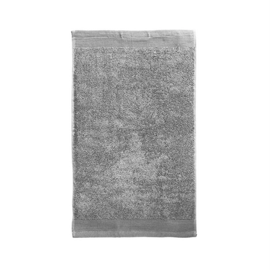 Serviette Invités Essenza Pure Gris Souris Coton Microfibre (33 x 50 cm)