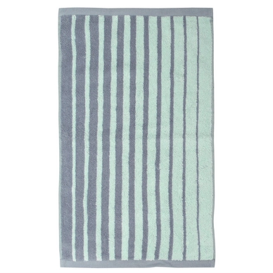 Handdoek Pure Stripe Blauw Katoen Badstof Essenza