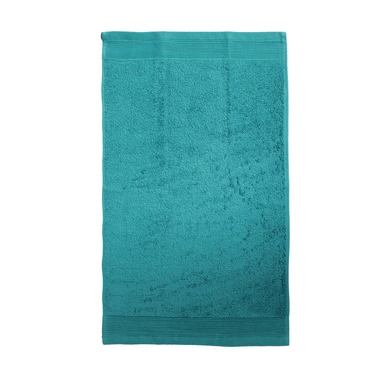 Serviette Invités Essenza Pure Turquoise Coton Microfibre (33 x 50 cm)