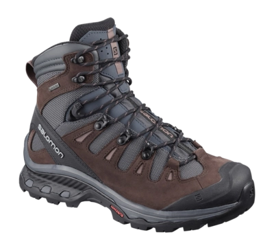 Wandelschoen Salomon Women Quest 4D 3 GTX Ebony Chocolate Plum Peppercorn