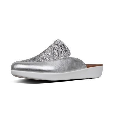 Mules FitFlop Serene™ Crystalled Silver