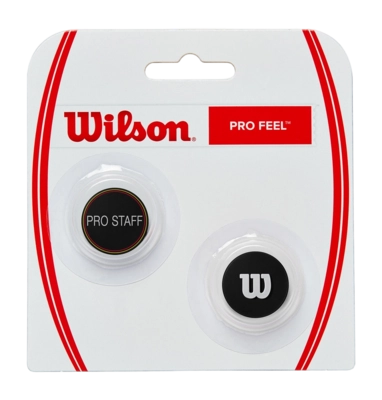 Racket Demper Wilson Pro Feel Pro Staff Dampener 2 Pack Black / Red / White