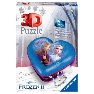 Puzzel Ravensburger Hartendoosje Frozen 3D (54 stukjes)