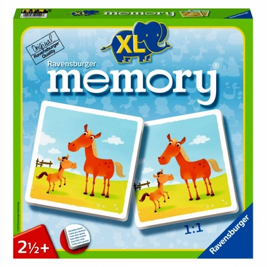 Kaartspel Ravensburger Memory Dieren XL