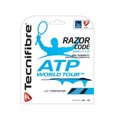 Tennis String Tecnifibre Razor Code Bleu 1,25