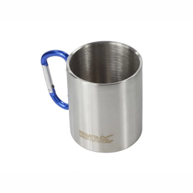 Trinkbecher Regatta Steel Mug Karabiner Silver