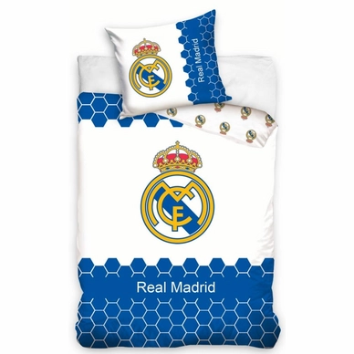 Dekbedovertrek Real Madrid Blauw Wit Katoen