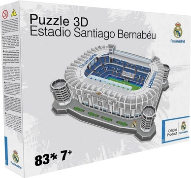 Puzzel Real Madrid Santiago Bernabeu 3D (83 stukjes)
