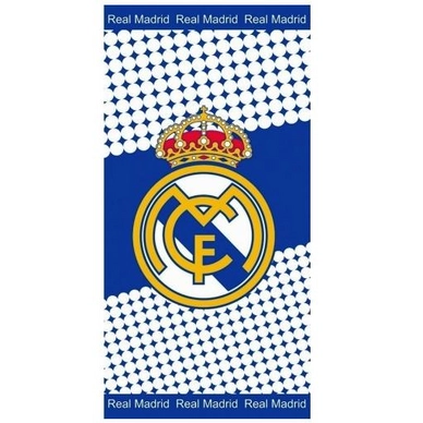 Serviette de Plage Real Madrid Logo Dots