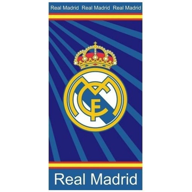 Serviette de Plage Real Madrid Logo Stripes