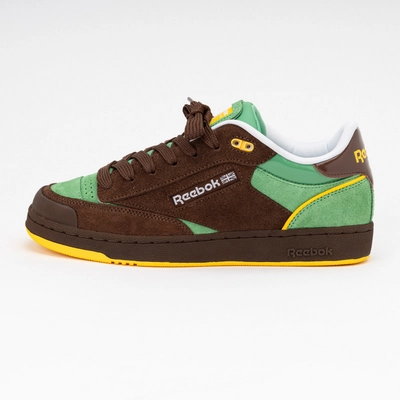 Baskets Reebok Homme Club C Bulc Brush Brown Sport Green Always Yellow Sneaker District FR