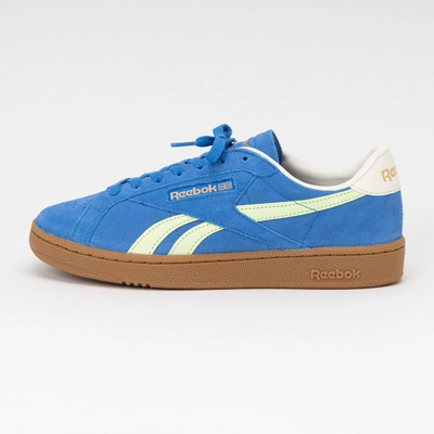 Reebok Men Club C Grounds UK Kinetic Blue Astro Lime Vintage Chalk