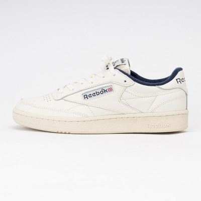 Reebok Unisex Club C 85 Vintage Chalk Alabaster Vector Navy