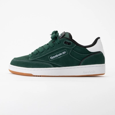 Reebok Unisex Club C Bulc Clean Dark Green / Black / White