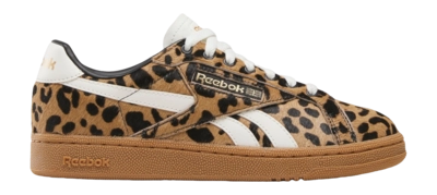 Reebok Women Club C Grounds UK Cheetah Cheetah Chalk