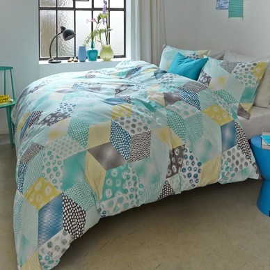 Dekbedovertrek Beddinghouse Reefton Aqua Blue Katoen