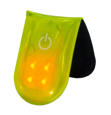 Reflecterende band WOWOW Magnetlight Yellow with Red LED