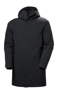 Regenjas Helly Hansen Men Brussel Coat Black Regular Fit