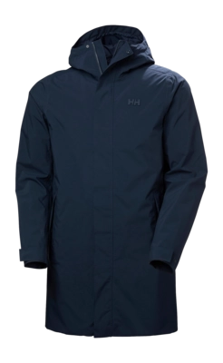 Regenjas Helly Hansen Men Brussel Coat Navy HELLY TECH PROTECTION
