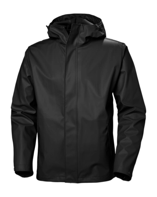 Regenjas Helly Hansen Men Moss Jacket Black Regular Fit