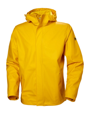 Regenjas Helly Hansen Men Moss Jacket Essential Yellow Regular Fit