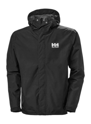Regenjas Helly Hansen Men Seven J Jacket Black Regular Fit
