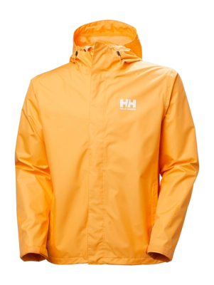 Regenjas Helly Hansen Men Seven J Jacket Orange Sorbet HELLY TECH Protection