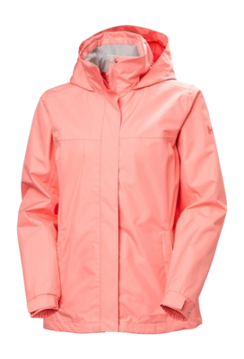 Regenjas Helly Hansen Women Aden Jacket Coral Almond Regular Fit