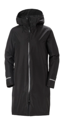 Regenjas Helly Hansen Women Aspire Rain Coat Black Regular Fit