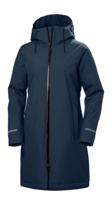 Regenjas Helly Hansen Women Aspire Rain Coat Navy Regular Fit