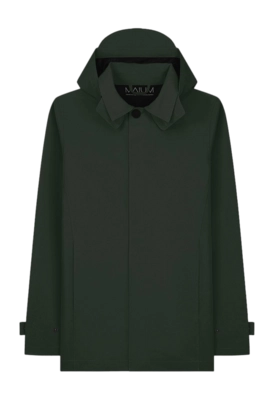 Regenjas Maium Unisex Mac Short Dark Oak