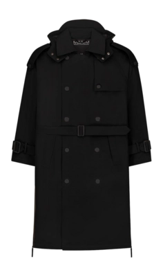 Regenjas Maium Unisex Trench Black