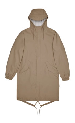 Regenjacke RAINS Fishtail Parka Unisex Beige