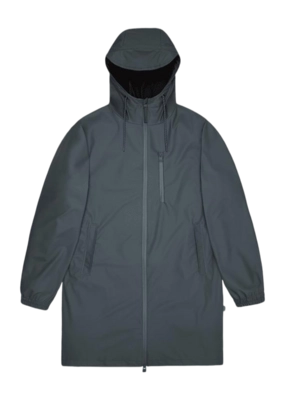 Regenjas RAINS Unisex Long Storm Breaker Lagoon