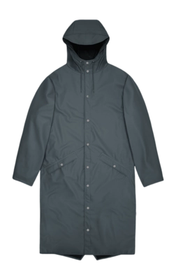 Regenjas RAINS Unisex Longer Jacket Lagoon