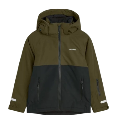 Regenjas Tretorn Kids Aktiv Cold Weather Jacket Olive Night