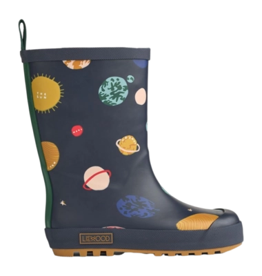 Regenlaars Liewood Kids Mason Thermo Rainboot Universe / Classic Navy
