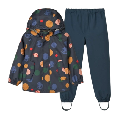 Regenpak Liewood Kids Pedia Rainwear Set Universe / Classic Navy
