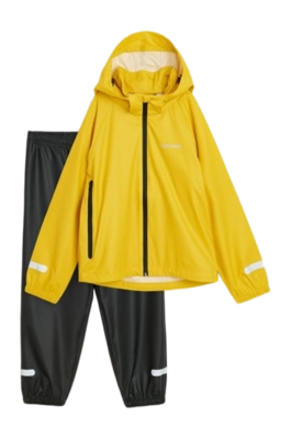 Regenpak Tretorn Kids Packable Rainbreaker Set Spectra Yellow