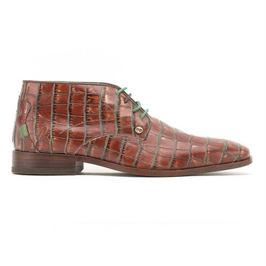 Veterschoen Rehab Gregory Croco Tobacco