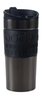 Reisbeker Bodum Travel Mug Dubbelwandig RVS Bruin 350 ml
