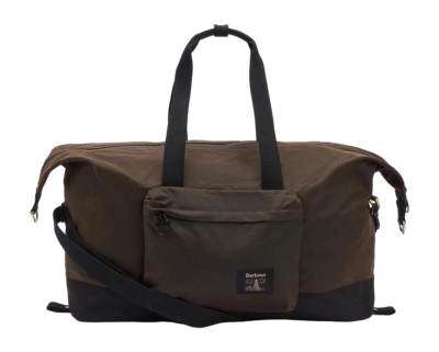 Reistas Barbour Unisex Field Wax Holdall Olive Black