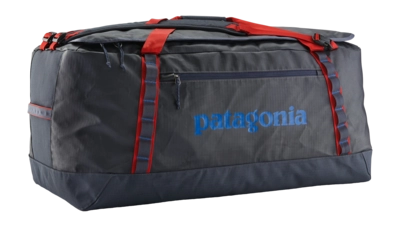 Reistas Patagonia  Black Hole Duffel 100L Smolder Blue w/Amanita Red