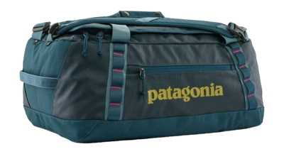 Reistas Patagonia  Black Hole Duffel 40L Tidal Teal w/Luminous Pink