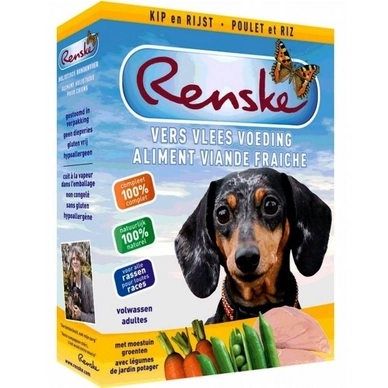 Maaltijdzakken Renske Adult Chicken (10 stuks) 10 x 395 g