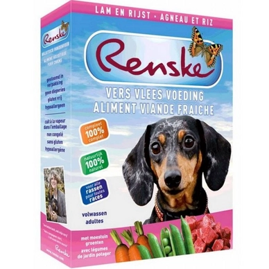Maaltijdzakken Renske Adult Lamb (10 stuks) 10 x 395 g